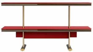 VOLPI Прямоугольная лакированная консоль Luigi volpi Lv-28001