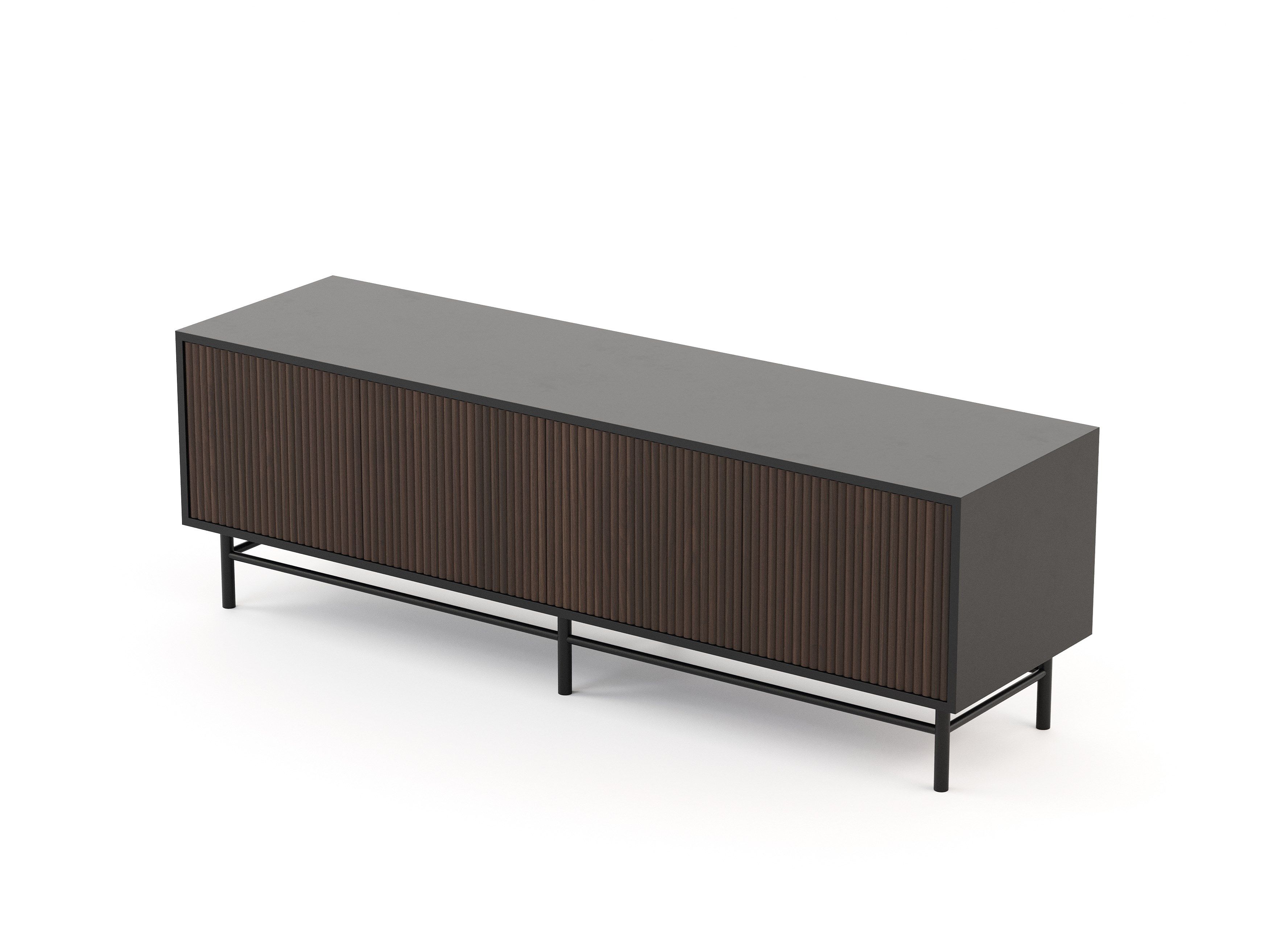 Деревянный низкий ТВ-шкаф Stylish Club Ryan ARCH-00152684 - Вид №1