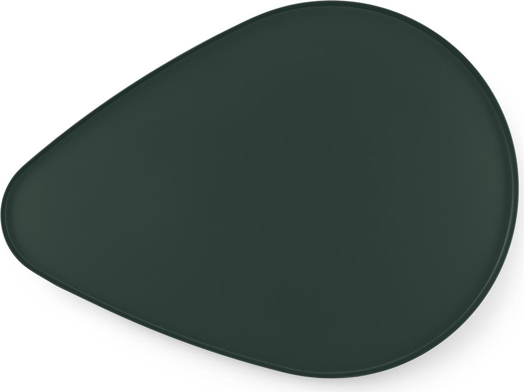 5007003 Поднос с павлином, большой темно-зеленый Normann Copenhagen  - Вид №1
