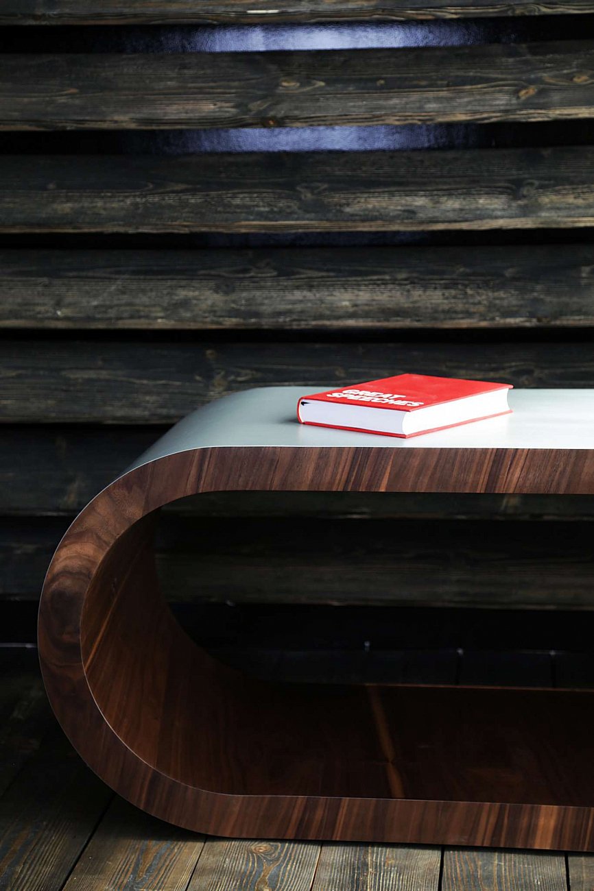 Тумба под телевизор дизайнерская орех "Цикл" от Odingeniy ODINGENIY ЦИКЛ 178284 Коричневый  - Вид №6