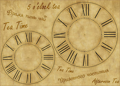 01137 Декупажная карта 30.8 x 44 см "Время чая" Чип-Арт 
