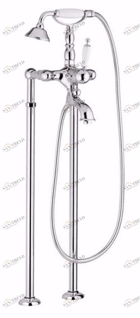 tender rain Напольный смеситель для ванны из латуни в винтажном стиле sun-id-1361011