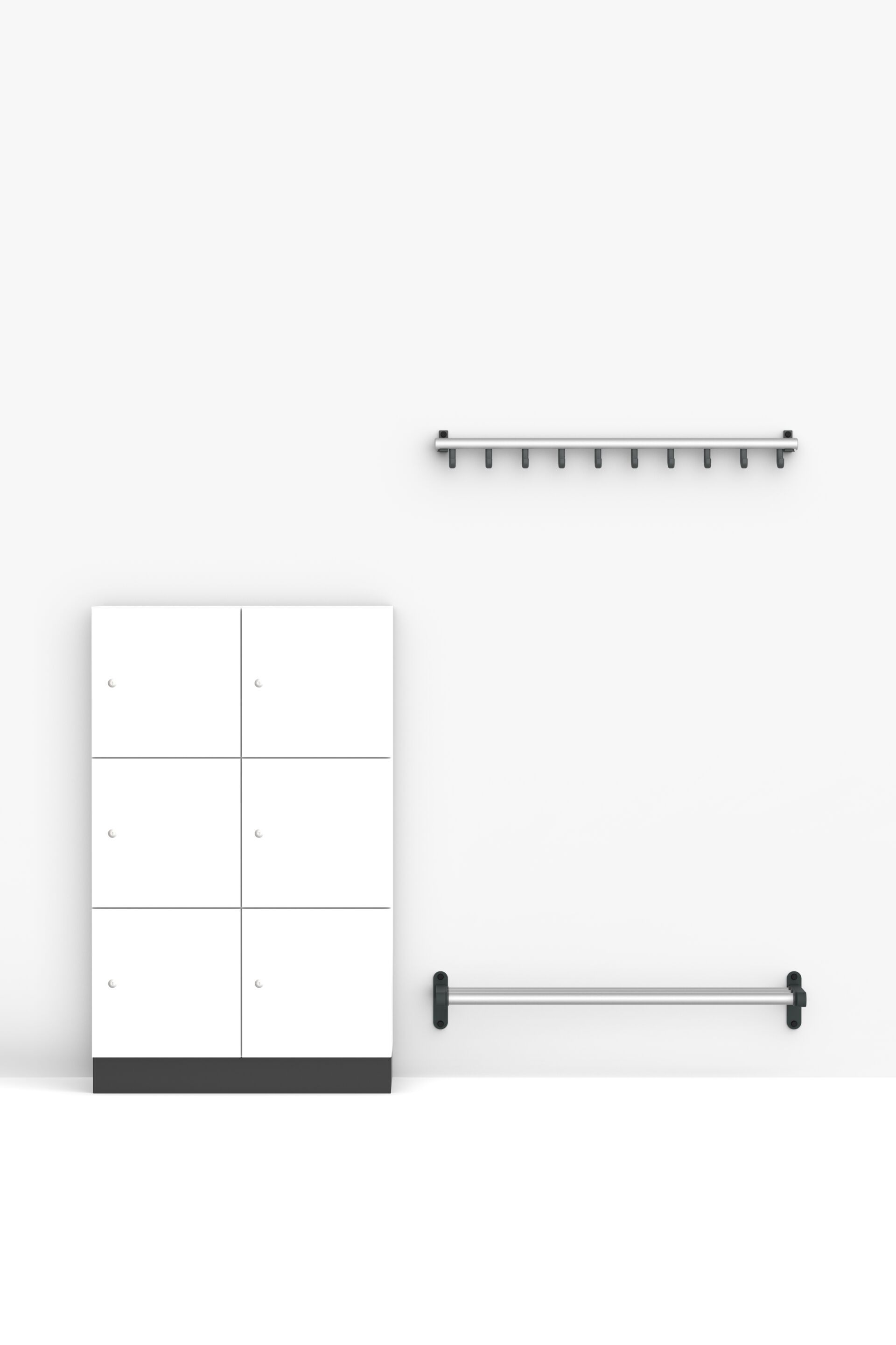 Порошковое покрытие стальной подвесной шкаф для обуви FUNCTIONALS Tertio ARCH-00077014 - Вид №6