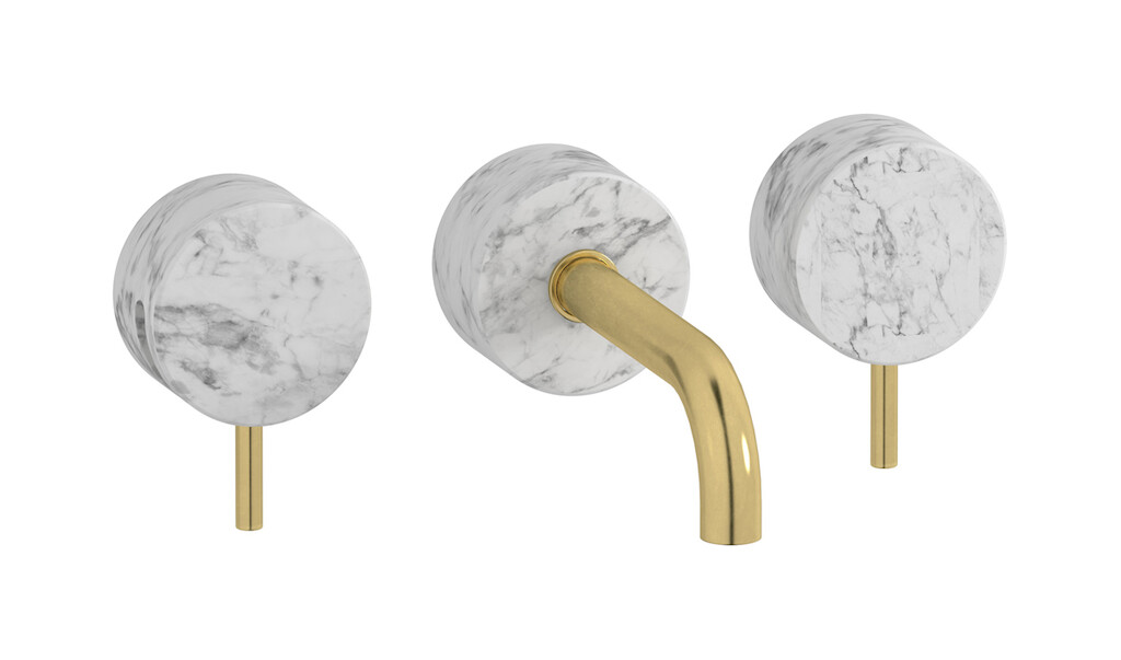 Смеситель встроенный для раковины WE ARE IB mr306on_1 Natural Brass Marmo