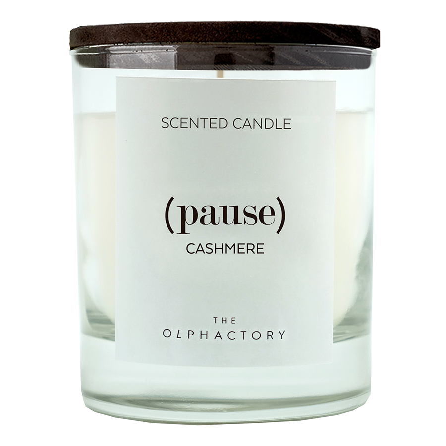 VV401ALBTO Свеча ароматическая the olphactory, pause black, Кашемир, 40 ч Ambientair 