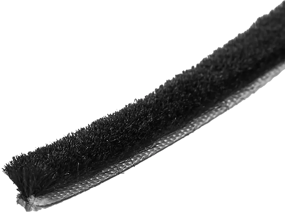 ТДВ Противоударная щетка для шкафов-купе 5.5 м черная 86759142