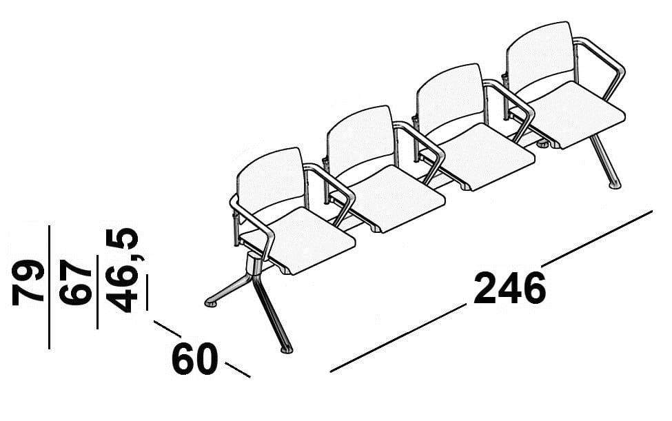 Сиденье на полу из полипропилена Luxy Essential ARCH-00020575 - Вид №4