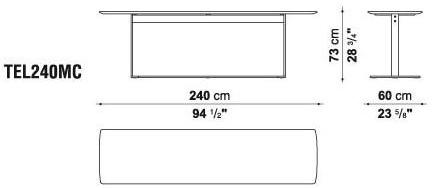 B&B Italia Прямоугольная лакированная консоль Eileen sun-id-1444966 - Вид №2