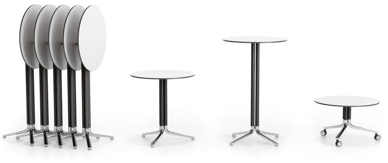 Casala Круглый журнальный столик с основанием 4 звезды Temo 6945-03 - Вид №1