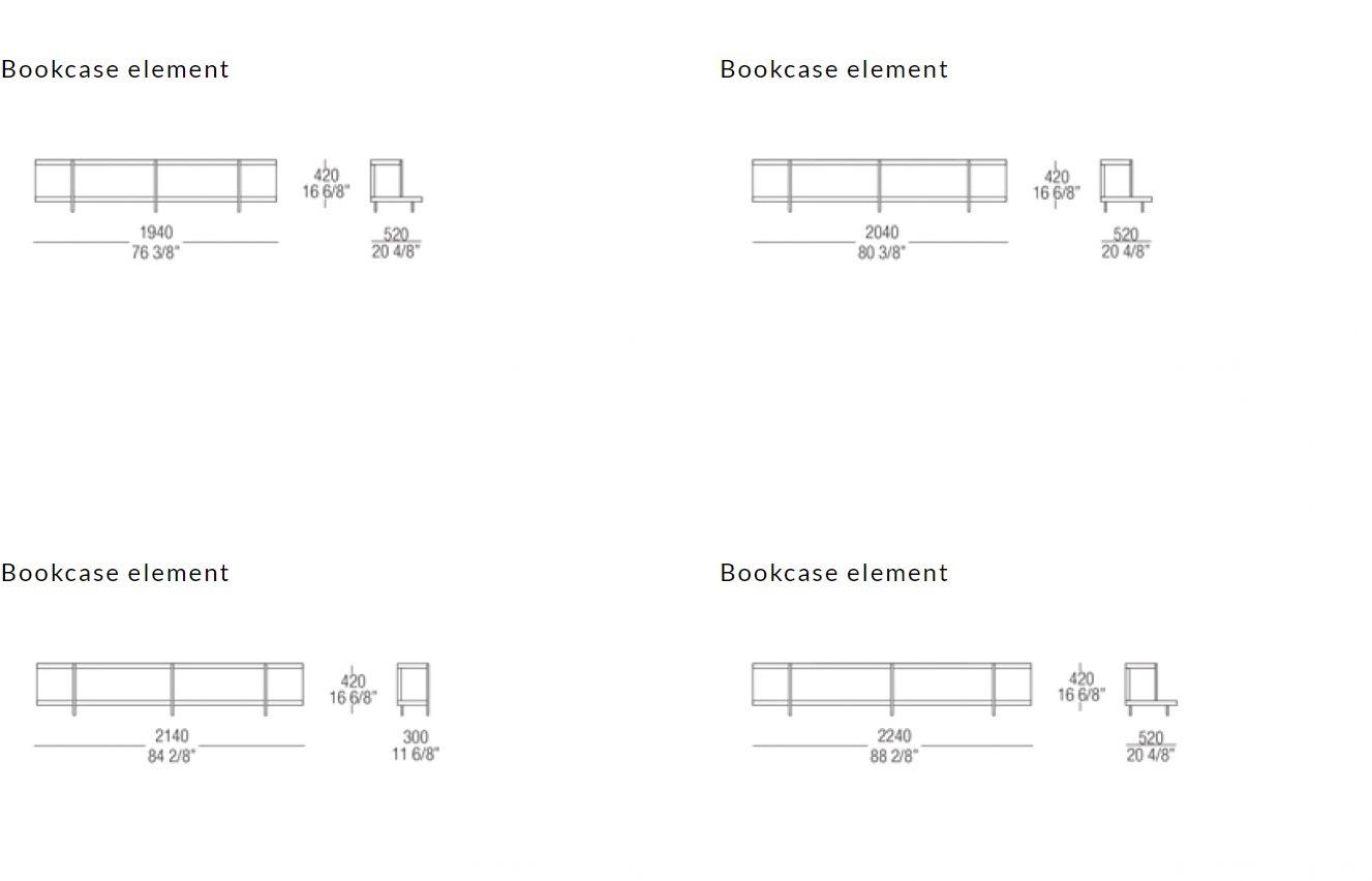 MisuraEmme Диван из ткани с полкой для журналов Misuraemme sun-id-1374520 - Вид №30