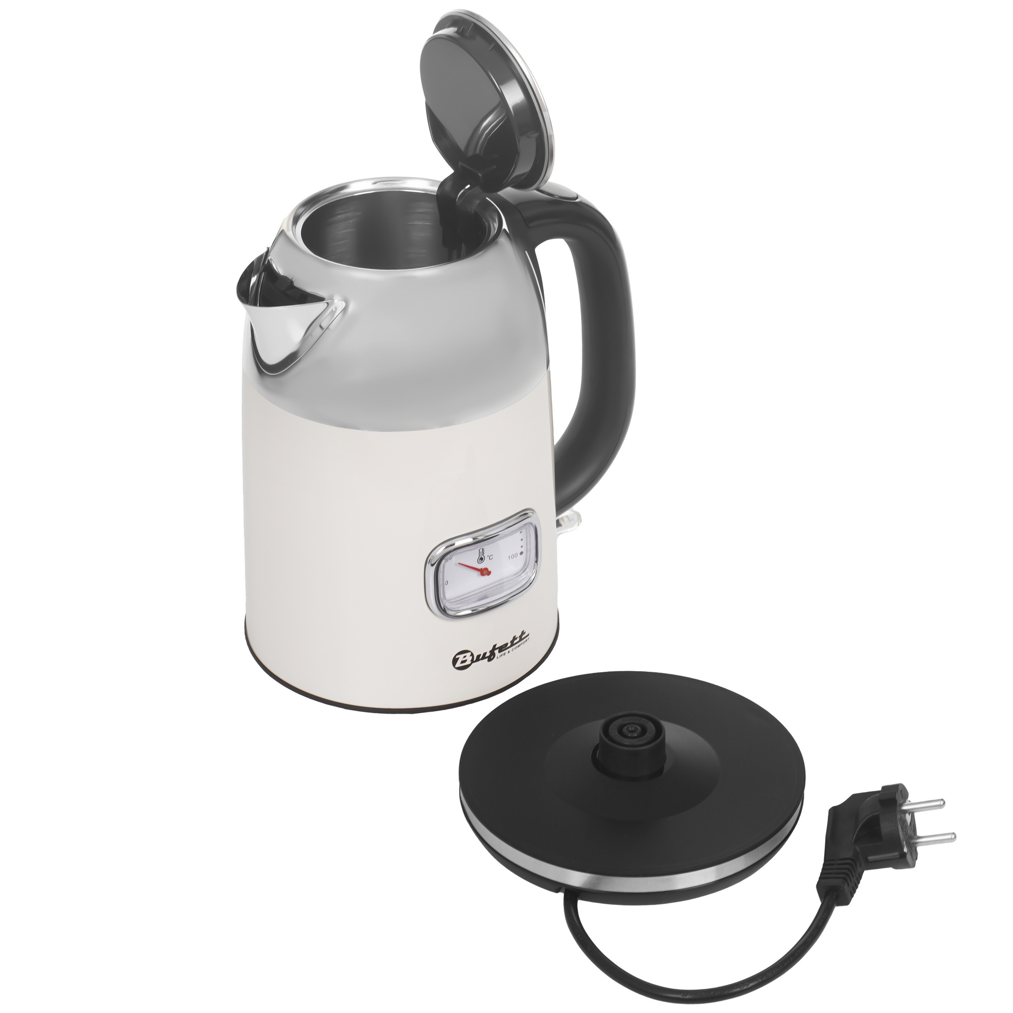 9226556 Электрочайник Bufett LKT 290S бежевый STDN-0146171 - Вид №4