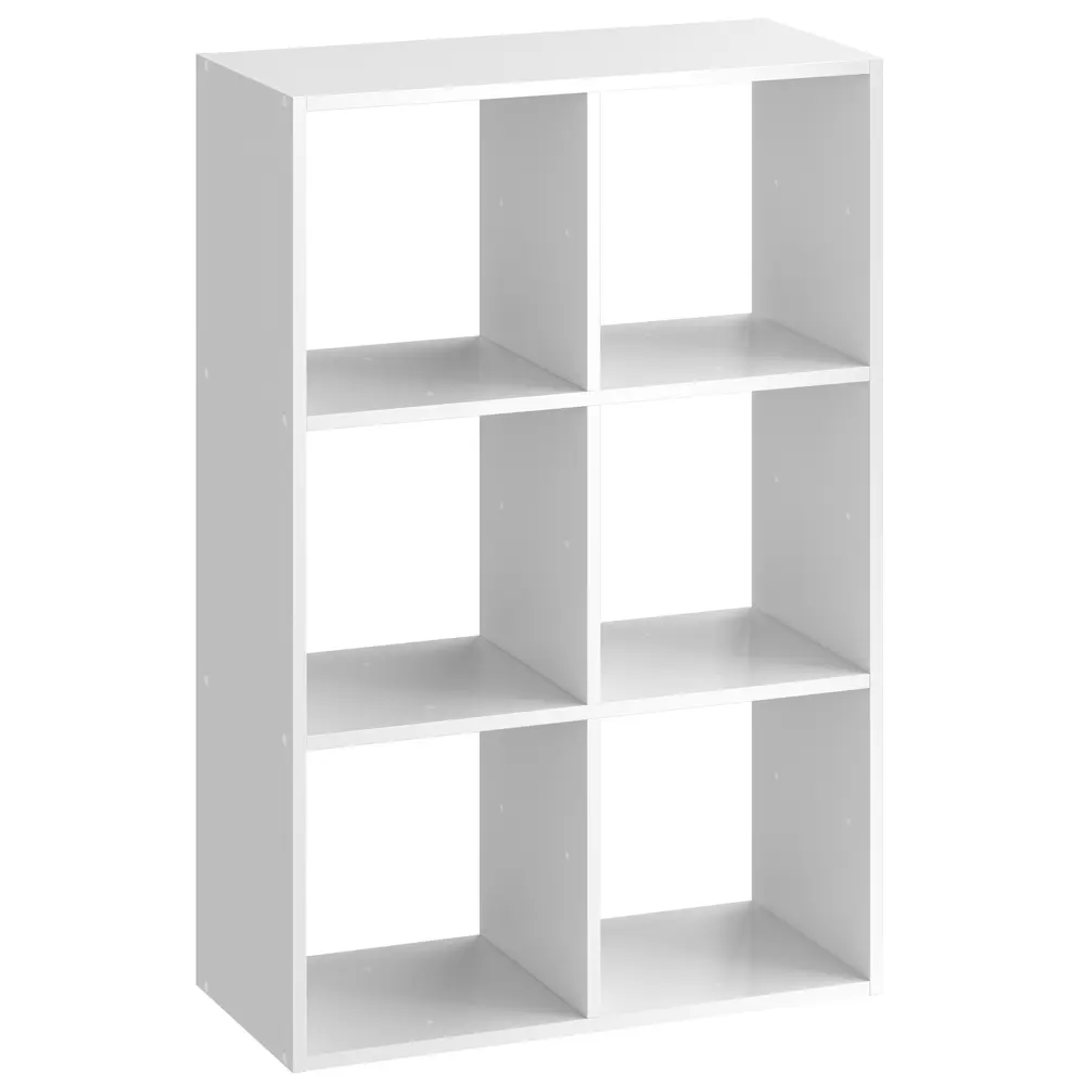 Стеллаж SPACEO KUB 3x2К, 70х104х31,7 см, цвет белый STLM-2006650