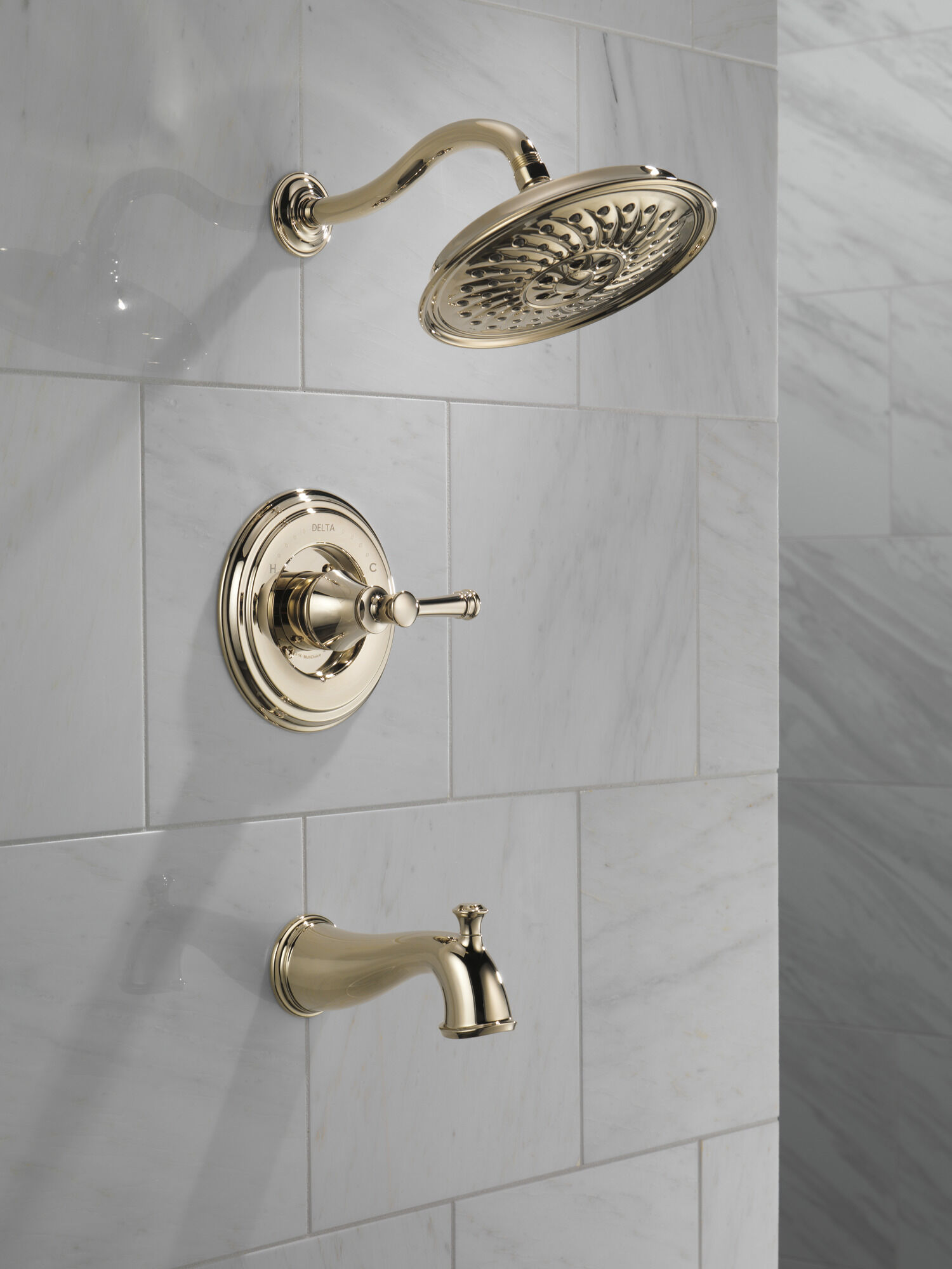 Монитор серии 14 для ванны и душа с H2Okinetics Delta Faucet 144757C-PN - Вид №6