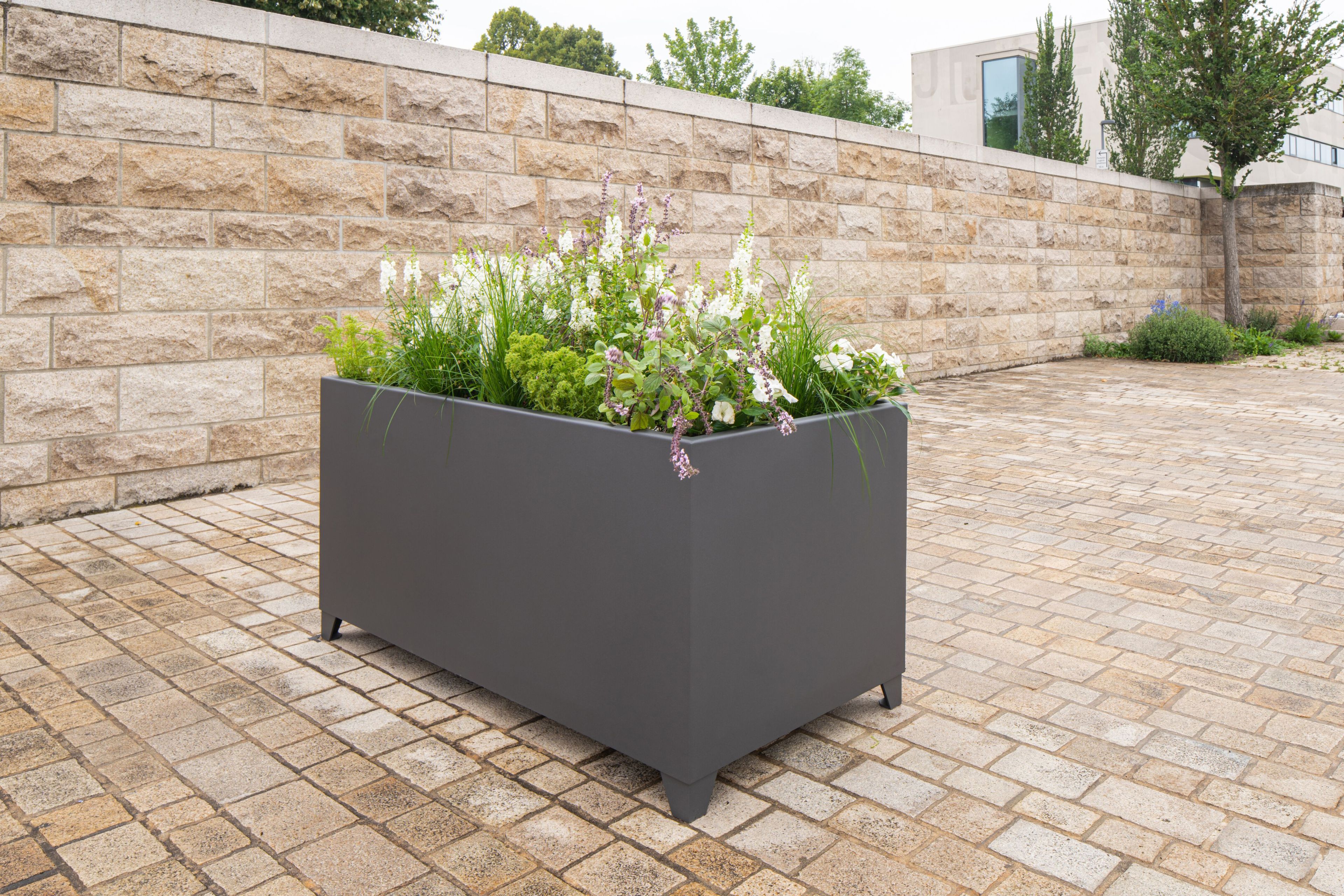 Прямоугольная плантатор из нержавеющей стали BENKERT BANKE ARCH-00042081 - Вид №1