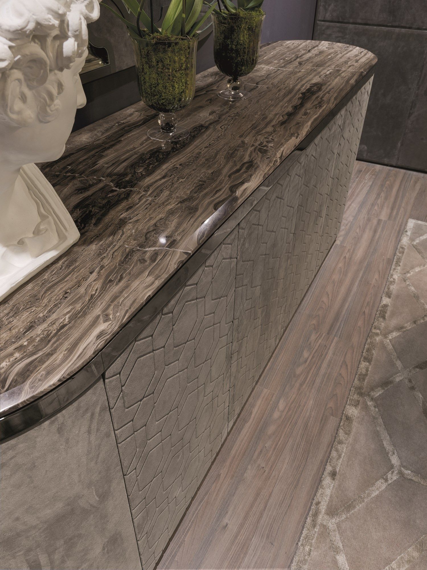 Кожаный шкаф с распашными дверями Longhi Loveluxe ARCH-00143374 - Вид №3