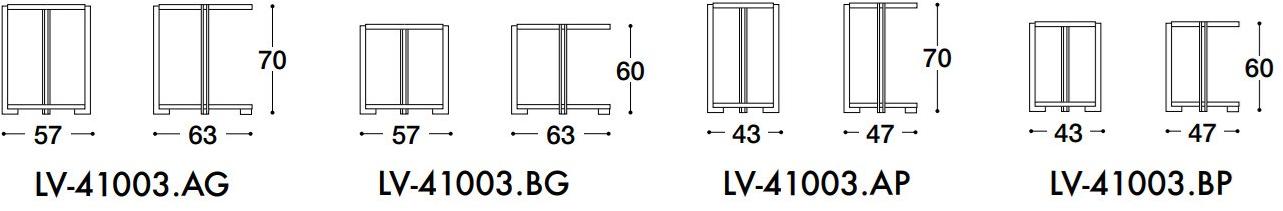Лакированный журнальный столик Luigi volpi Lv-41003 Santreyd - Вид №1