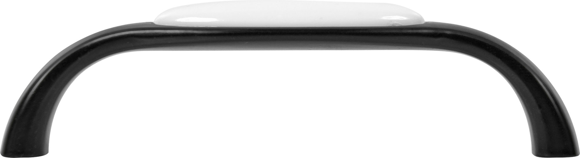 82334650 Ручка-скоба L4.004.96BL 96 мм, цвет чёрный/белый STLM-0024779 Santreyd  - Вид №1