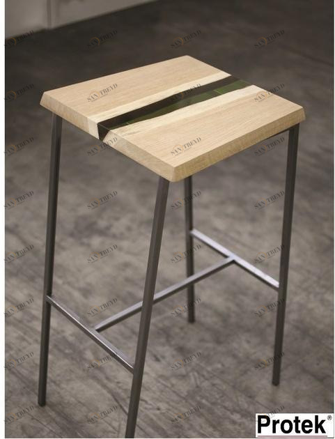 PROTEK® Табурет из дуба и смолы Legno e resina sun-id-1437609