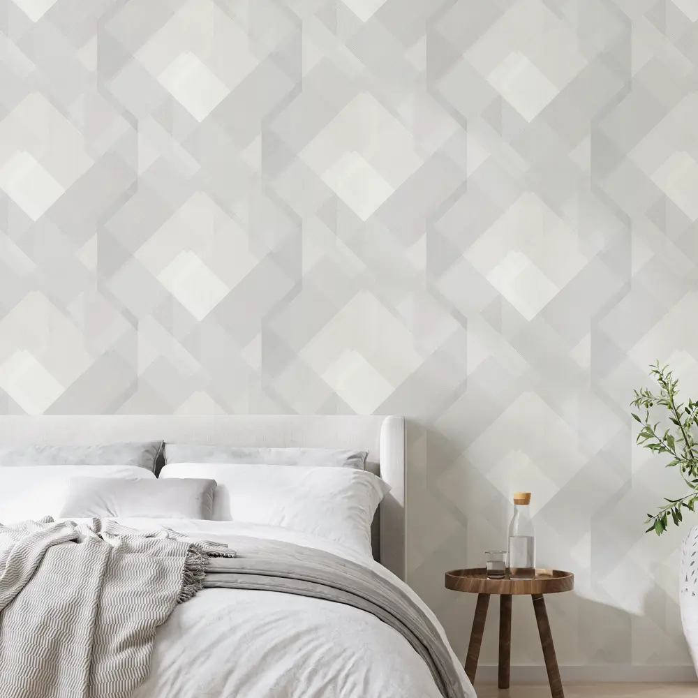 Обои флизелиновые Vog Collection Матрикс светло-серые 1.06 м 50016-14 STLM-2160276 - Вид №1