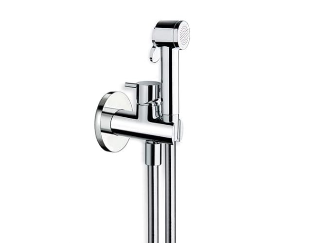 Настенный смеситель для биде с ручным душем CRISTINA Rubinetterie CRIWJ670 ARCH-00092140 - Вид №1