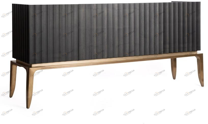 Bellotti Ezio Деревянный буфет со столешницей из мрамора gold calacatta Delfi 2018-20