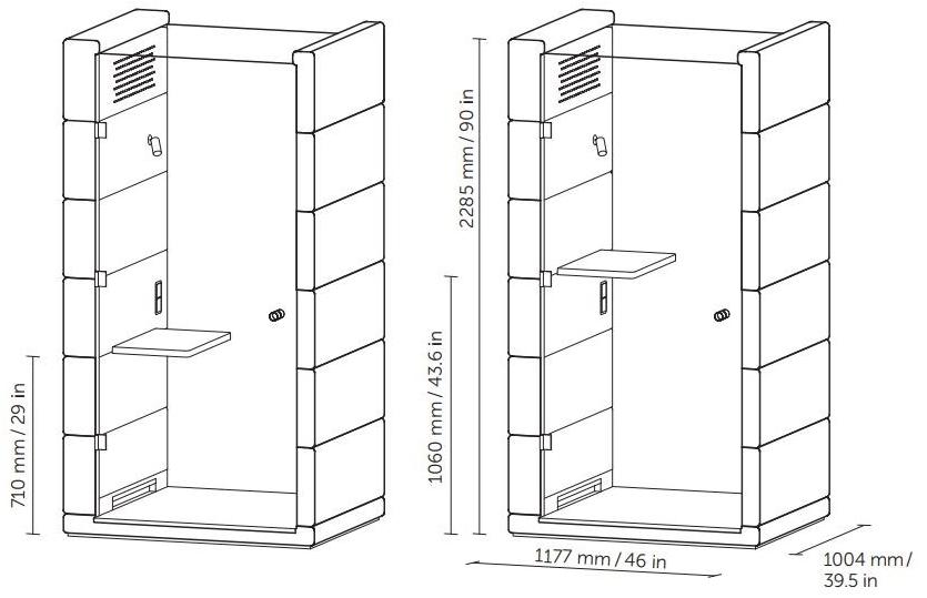 SilentLab Акустическая офисная кабина из ткани со встроенным освещением sun-id-1483761 - Вид №13