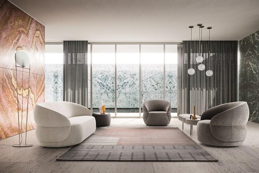 Ditre Italia 3-х местный тканевый диван Clip sun-id-1406312 - Вид №2