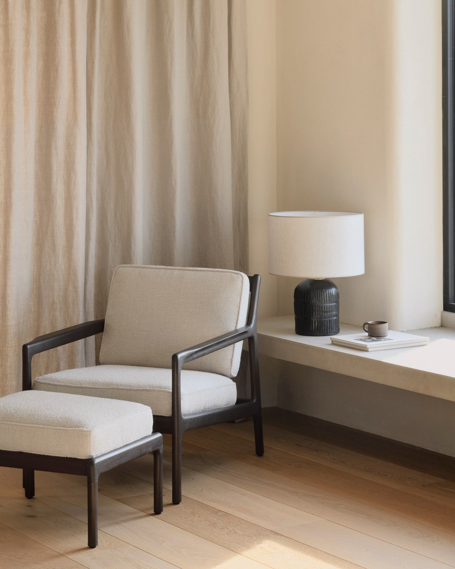 Тканевое кресло с подлокотниками Ethnicraft Джек ARCH-00016487 - Вид №5