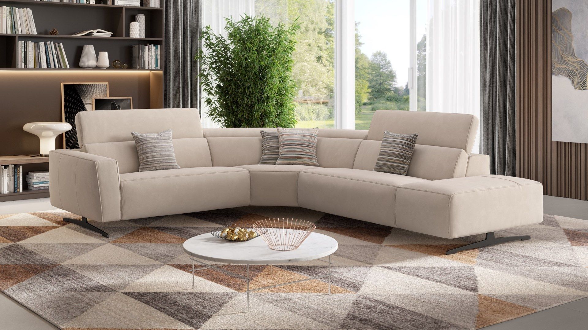 Угловой диван из ткани Sofanella Alesso ARCH-00100604 - Вид №7