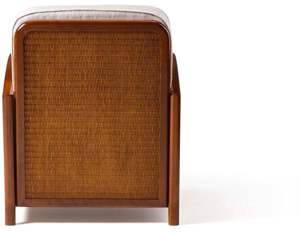 Prestige Кресло с подлокотниками из ткани и вишни Capricci sun-id-1345402 - Вид №2