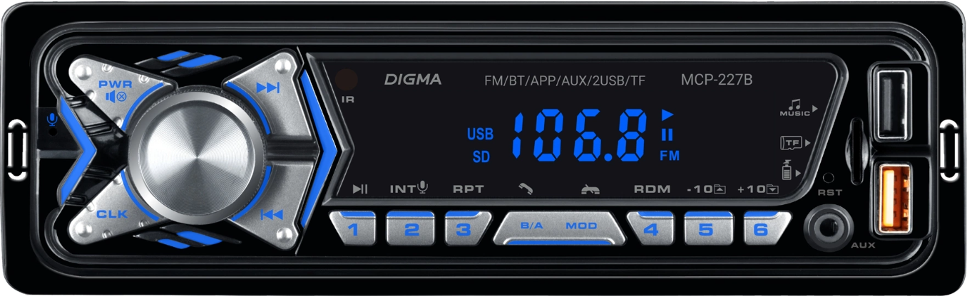 5638014 Автопроигрыватель DIGMA MCP-227B STDN-0147183