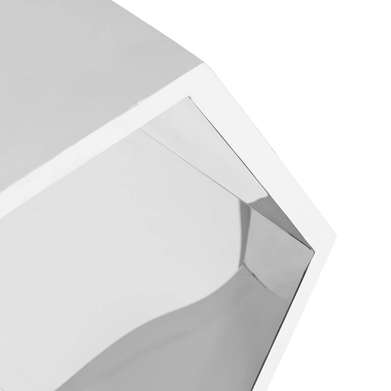 700355-02 ABHIKA ТАРЕЛКА MATHIS H60 69X40 SILVER  - Вид №1