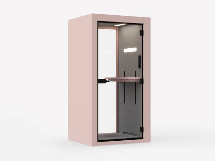 Одноместная акустическая офисная кабина со встроенным освещением Vetrospace VETROSPACE XS ARCH-00060974 - Вид №11