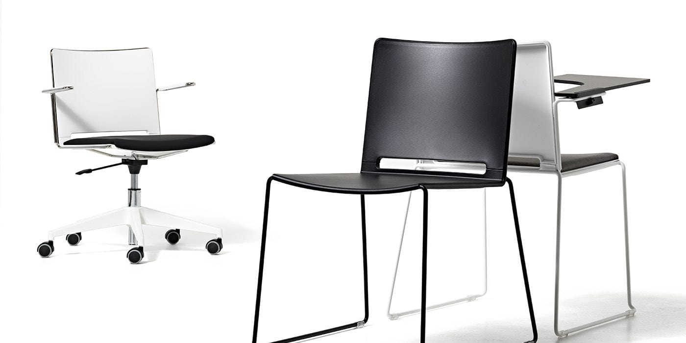 Офисное кресло из полипропилена с 5 спицами Diemme ARCH-00031972 - Вид №3