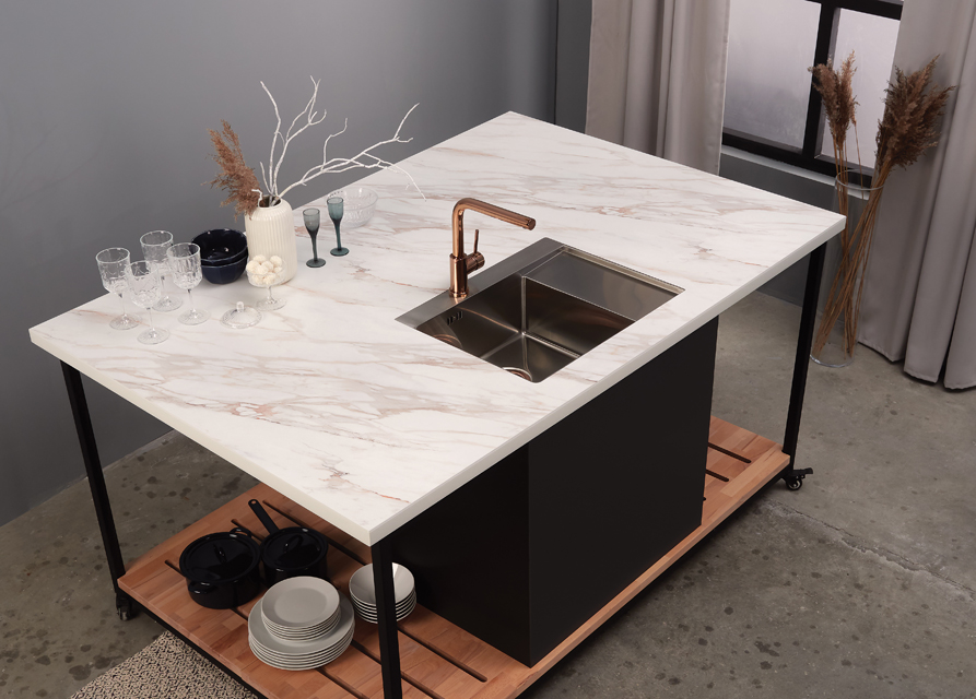 Столешницы для кухни - Мрамор Эрмитаж LIGRON LIST359 2137 - Вид №8