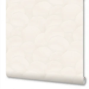 Wallsecret Sferum: флизелиновые обои с абстрактным узором в белом цвете 89400489