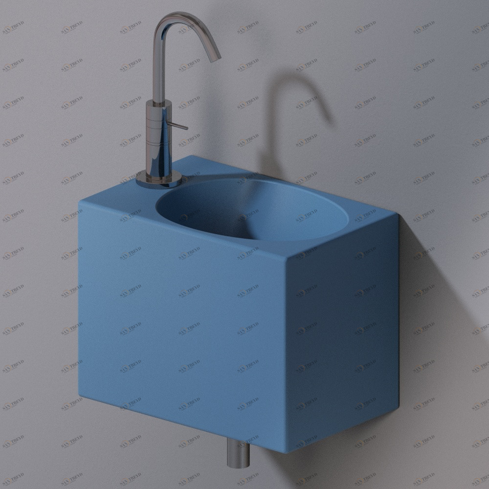 L311T0R1V1.141 Подвесная раковина настенная прямоугольная A. e T. Italia IDEA AeT ITALIA