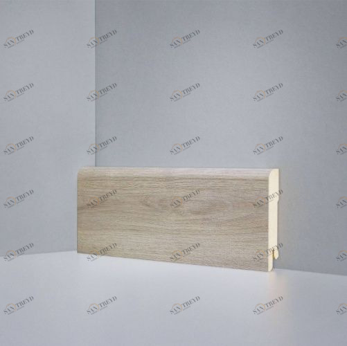 Плинтус Deartio Best Янтарь Белённый B202-13 Дуб 2050х80 мм 1001700023