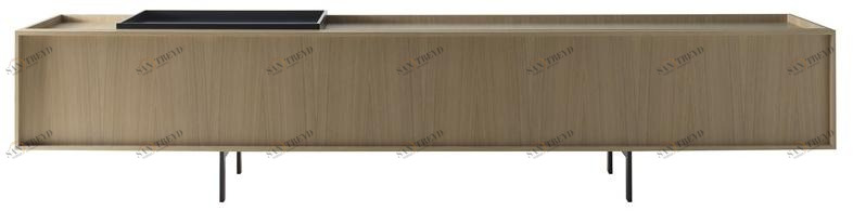 Cappellini Комод из фанерованной древесины с распашными дверцами Lochness sun-id-1493825