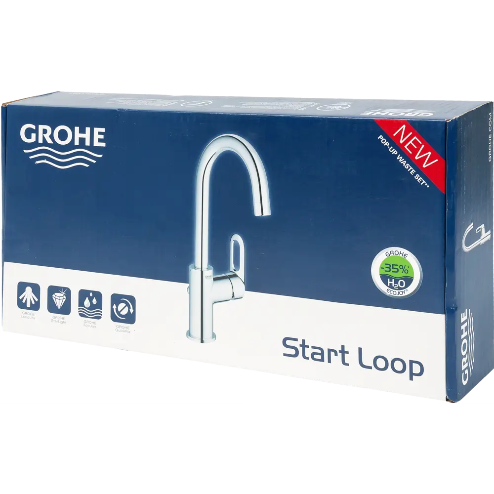 Смеситель для раковины Grohe Start Loop однорычажный с высоким изливом цвет хром 82110291 STLM-2018789 - Вид №3
