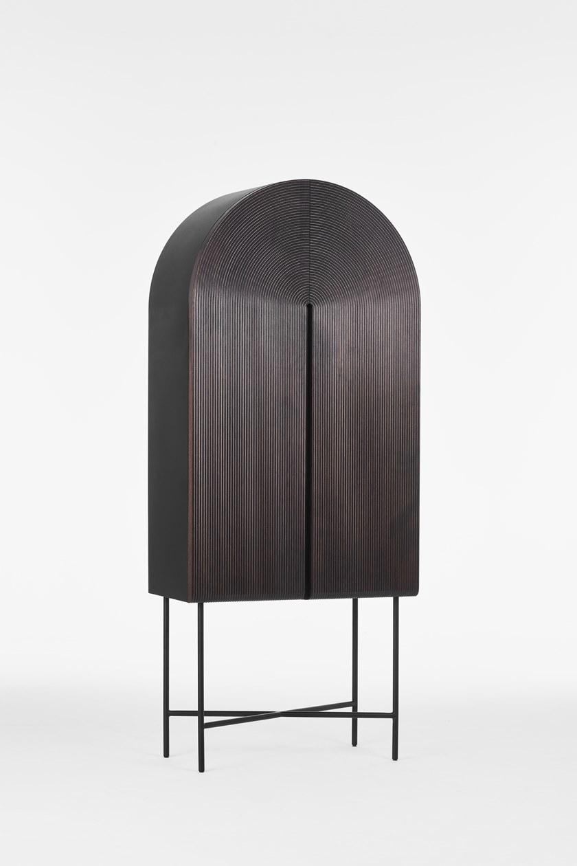 Milla & Milli Барный шкаф из массива дерева со встроенной подсветкой Waves sun-id-1445265 - Вид №4