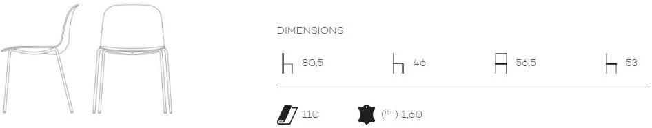 arrmet Стул из ткани со встроенной подушкой Máni plastic sun-id-1435325 - Вид №4