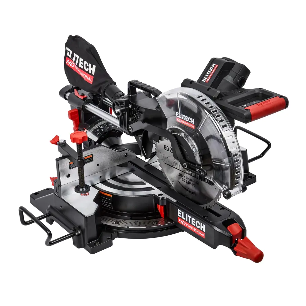 Торцовочная пила ELITECH HD MS2030C для точных распилов 89386876 STLM-1371349 - Вид №2