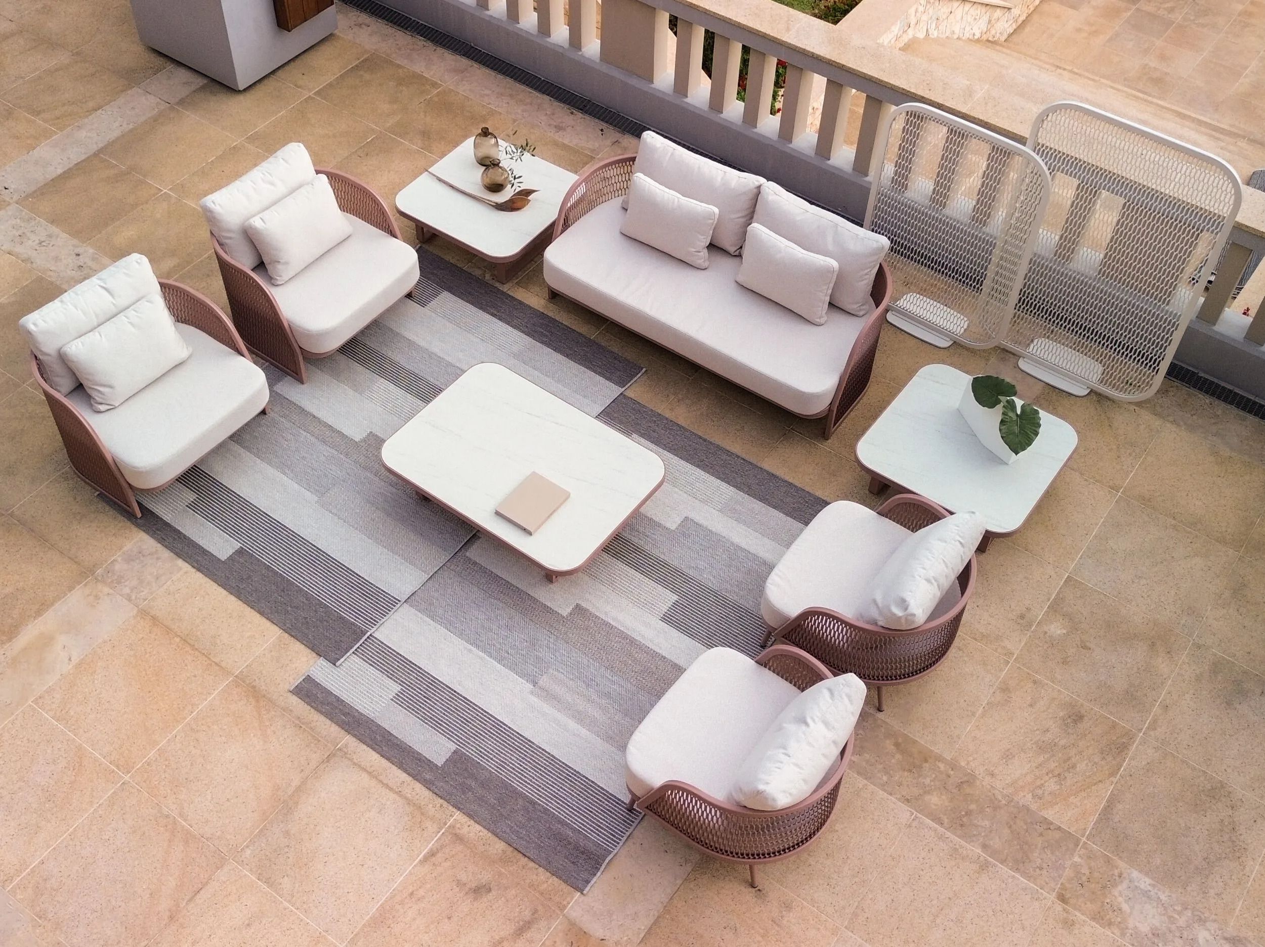 Алюминиевый стул с порошковым покрытием с подлокотниками 10Deka Ventura ARCH-00091651 - Вид №1