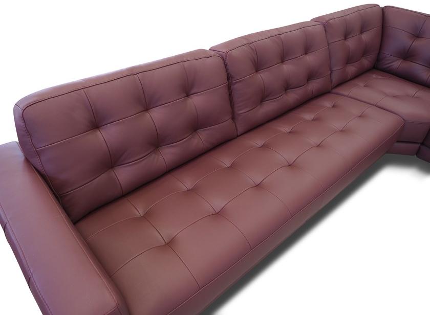 Rossini Sofas Стеганый угловой диван из кожи sun-id-1359432 - Вид №3