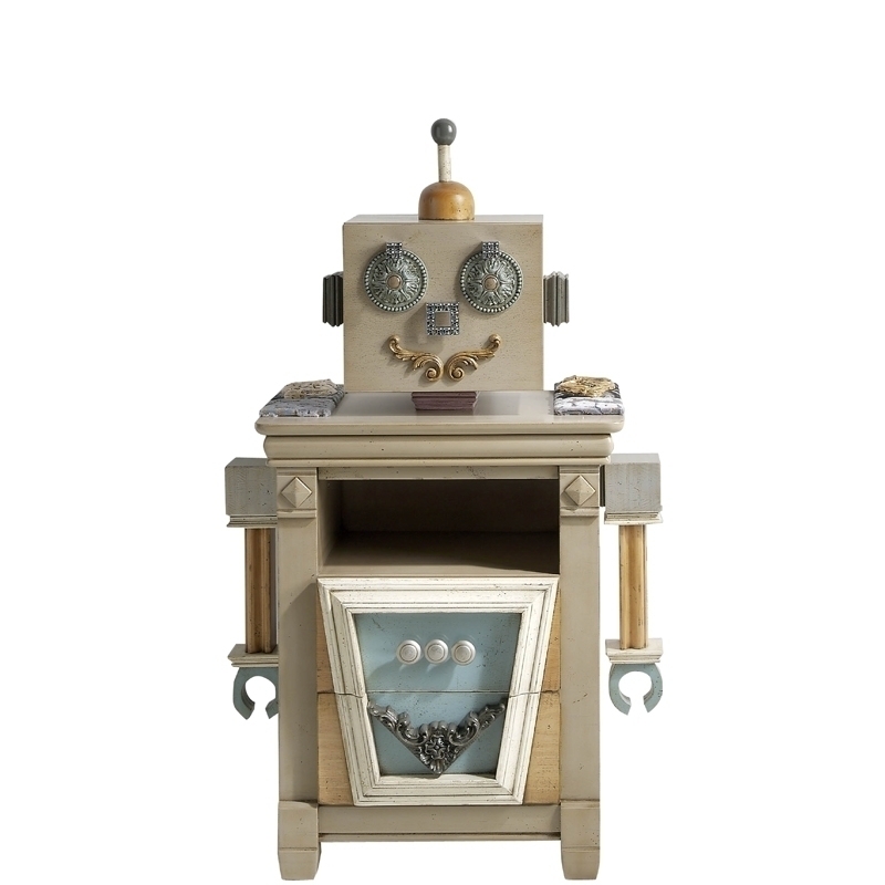 079044 Прикроватная тумбочка Baby Robot Lola Glamour Roots Santreyd - Вид №1