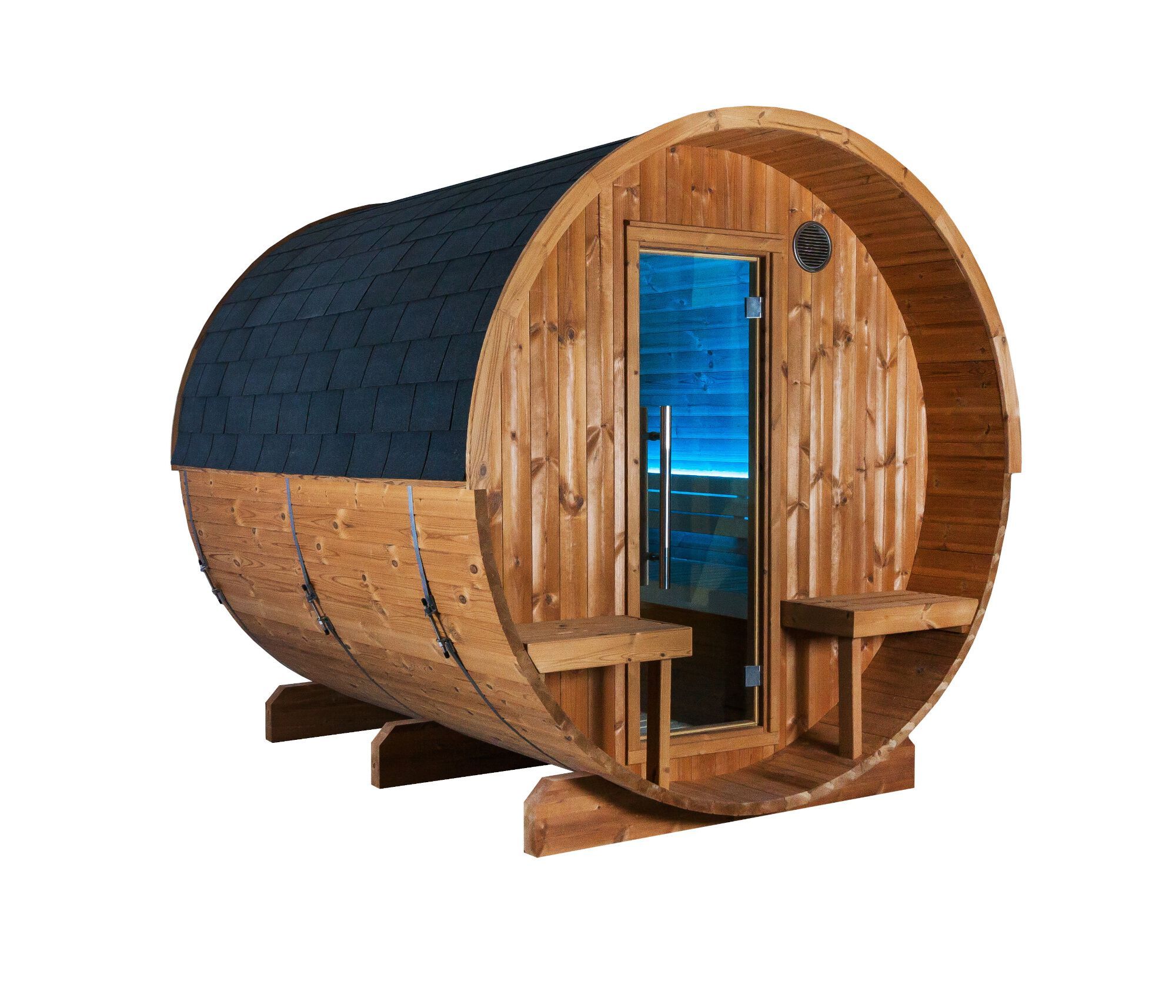 Наружная сауна из термообработанной сосны Kinedo Sauna per esterno ARCH-00007684 - Вид №2