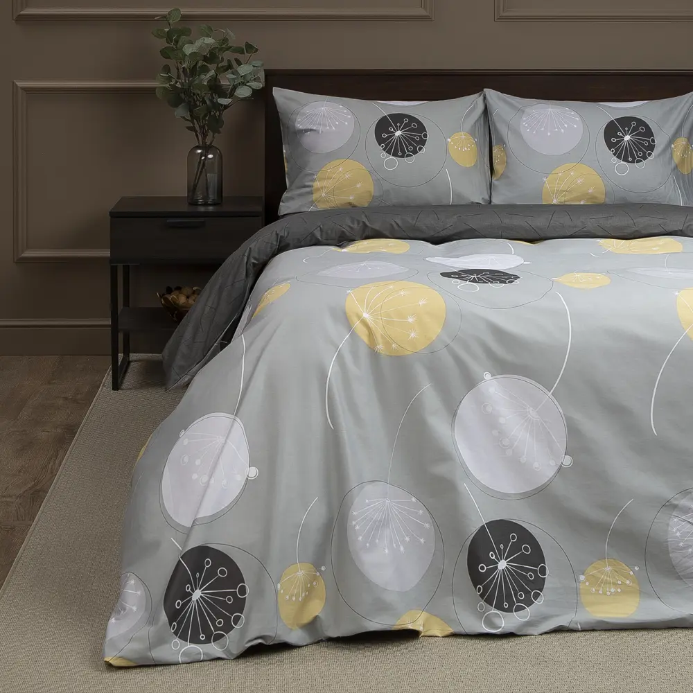 Комплект постельного белья Amore Mio Венто двуспальный сатин разноцветный STLM-2210023 - Вид №6