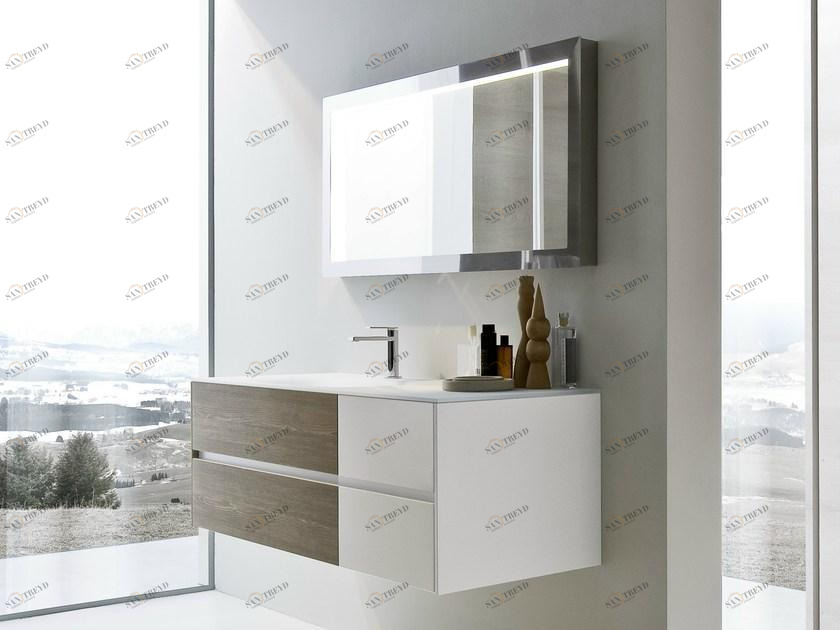 Ideagroup Подвесная тумба под умывальник с ящиками Nyù sun-id-1444429