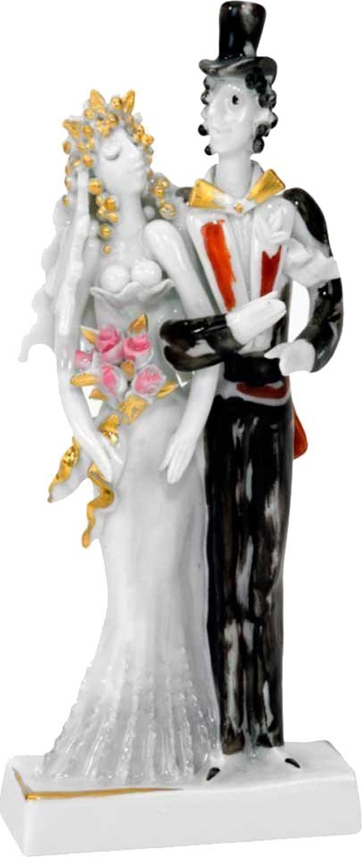 71565 Meissen Фигурка 10,5см "Жених и невеста" (П.Штранг,1997) Фарфор 
